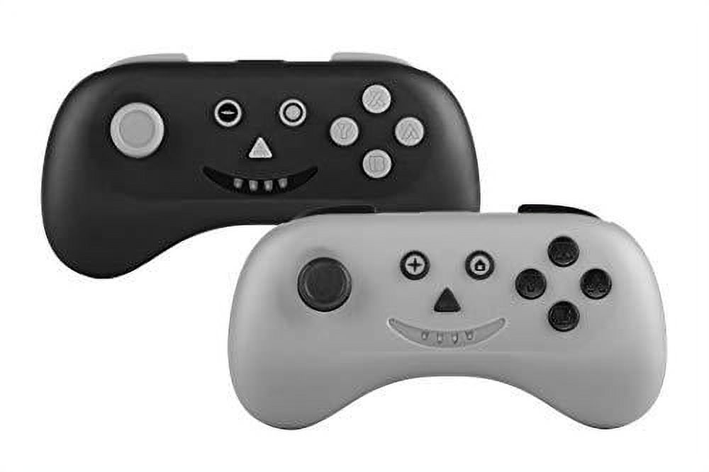 snakebyte nsw multi: playcon - 2 pc set (black and grey) wireless bluetooth  controller gamepad joypad joy-con multiplayer compatible with nintendo